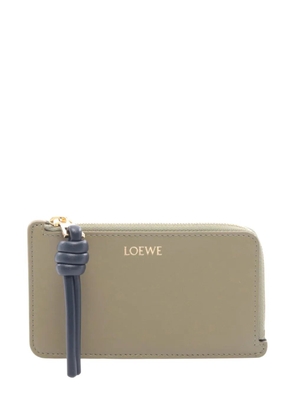 Loewe Pre-Owned 2010-2026 Calfskin Knot Card Holder coin pouch - Brown
