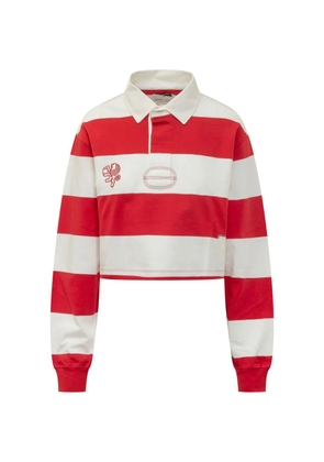 WOC striped polo - Red