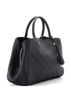 Louis Vuitton Pre-Owned Montaigne Handbag Monogram Empreinte Leather MM satchel - Black