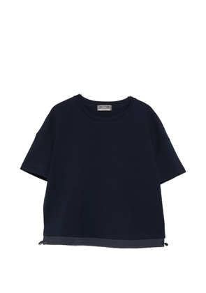 Herno short-sleeve layered T-shirt - Blue