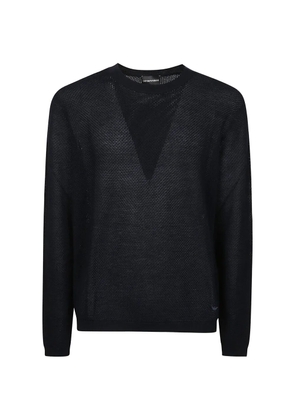 Emporio Armani v-neck sweater - Blue