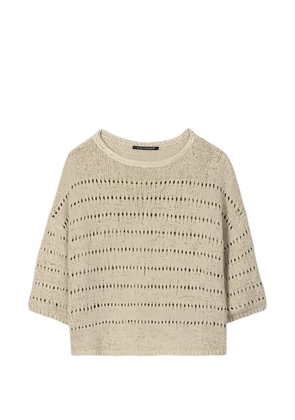 Luisa Cerano pattern sweater - Neutrals
