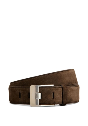 Tod's suede belt - Brown