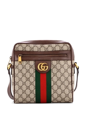 Gucci Pre-Owned Ophidia Messenger Bag GG Coated Canvas Small crossbody bag - Brown