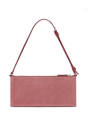Mulberry Roxanne buckled suede shoulder bag - Pink