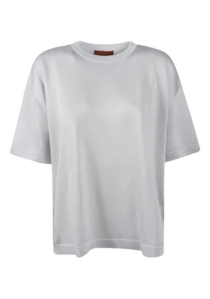 Missoni lamé crew-neck T-shirt - Grey