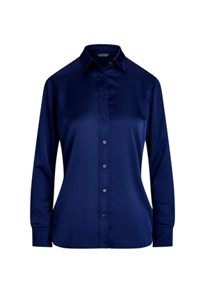 Lauren Ralph Lauren buttoned long-sleeve shirt - Blue
