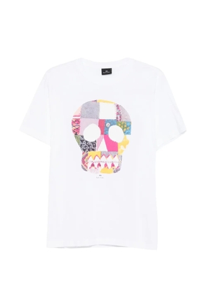 PS Paul Smith Fabric Skull print T-shirt - White