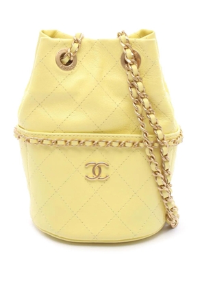 CHANEL Pre-Owned 2021-2025 CC Cruise bucket bag - Yellow