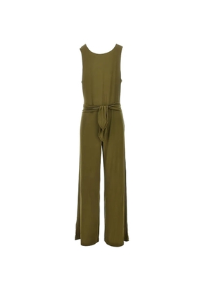 Emporio Armani tie-waist jumpsuit - Green