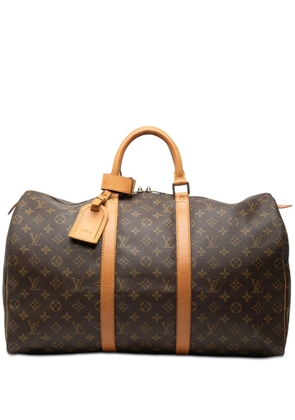 Louis Vuitton Pre-Owned 1990 Monogram Keepall 50 travel bag - Brown