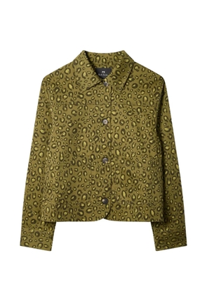PS Paul Smith leopard-print jacket - Green