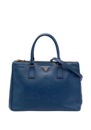 Prada Pre-Owned 2010-2026 Medium Saffiano Lux Galleria Double Zip satchel - Blue