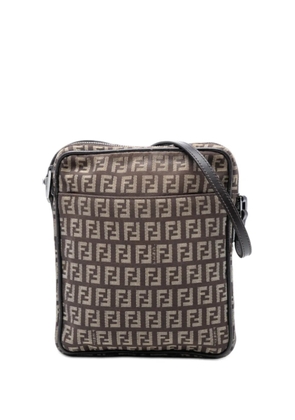 Fendi Pre-Owned 2000-2010 Zucchino Canvas crossbody bag - Brown
