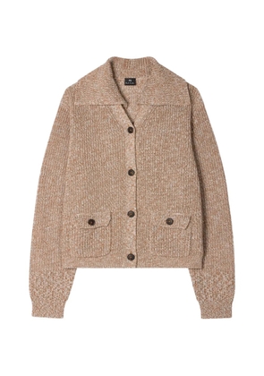 PS Paul Smith ribbed cardigan - Neutrals