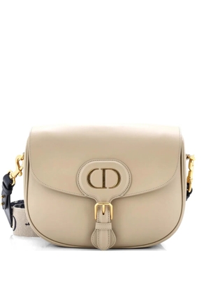 Christian Dior Pre-Owned Bobby Flap Bag Leather Large crossbody bag - Neutrals