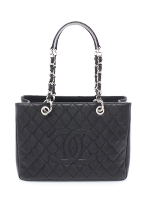 CHANEL Pre-Owned 2012-2013 Caviar Grand Shopping tote bag - Black