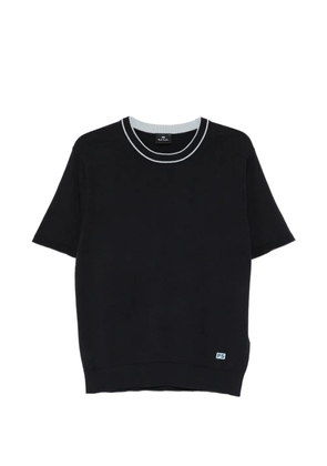 PS Paul Smith logo-embroidered T-shirt - Blue