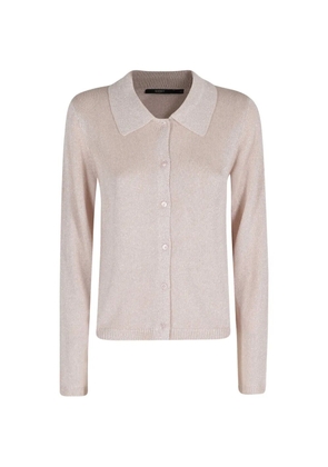 Seventy collared buttoned cardigan - Neutrals