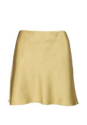 DUNST satin-finish skorts - Yellow