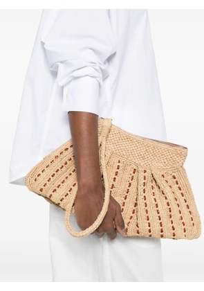 IBELIV trapezoid pochette beach bag - Neutrals