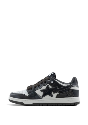 A BATHING APE® star detail lace-up sneakers - Black