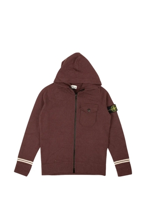 Stone Island zip-up hoodie - Brown