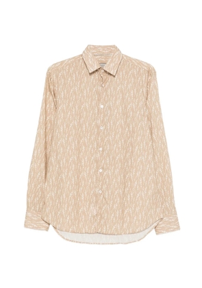 Canali printed shirt - Neutrals