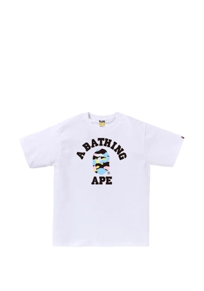 A BATHING APE® logo graphic T-shirt - White