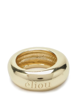 éliou Amaya engraved ring - Gold