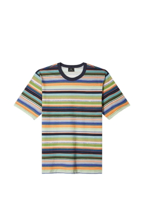 PS Paul Smith striped cotton T-shirt - Blue