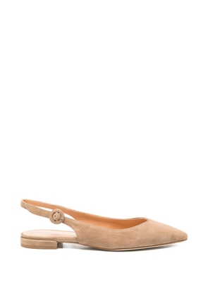 Julie Dee slingback flat pumps - Neutrals