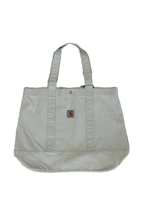 Carhartt WIP Mercer striped cotton tote bag - Grey