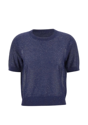 Kangra sequin crew-neck sweater - Blue