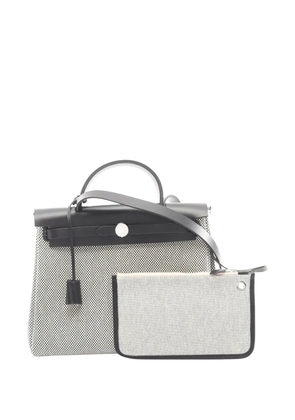 Hermès Pre-Owned 2025 Toile Herbag Zip 31 satchel - Black