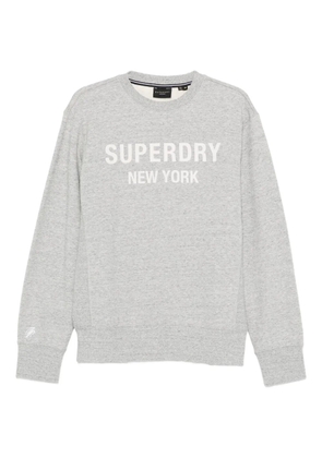 Superdry logo-lettering sweatshirt - Grey