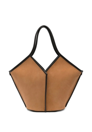Hereu Calella suede tote bag - Brown