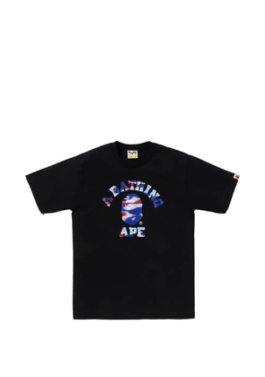 A BATHING APE® Screen Camo College T-shirt - Black