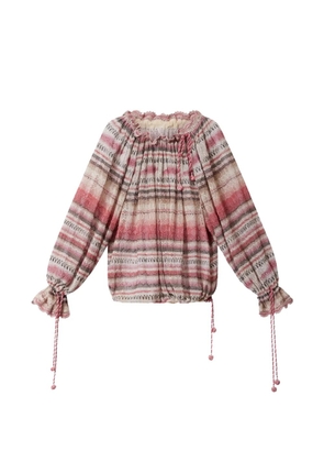 ISABEL MARANT Nalyna striped top - Pink