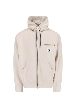 sacai x Carhart WIP zip cotton jacket - Neutrals