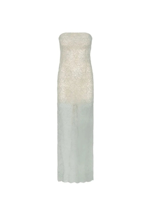 ROTATE BIRGER CHRISTENSEN lace strapless dress - Neutrals