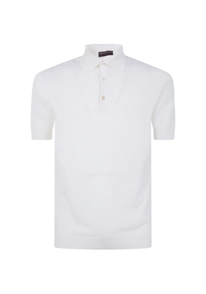 Filippo De Laurentiis textured polo shirt - White