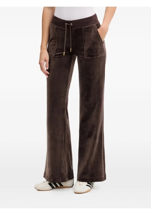 Juicy Couture patch-pockets logo-embroidered track pants - Brown
