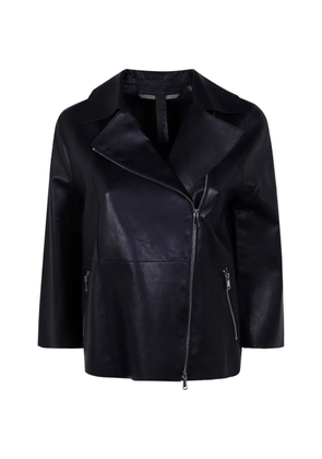 The Jackie Leathers zip-up leather jacket - Black