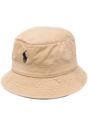 Polo Ralph Lauren logo-embroidered bucket hat - Brown