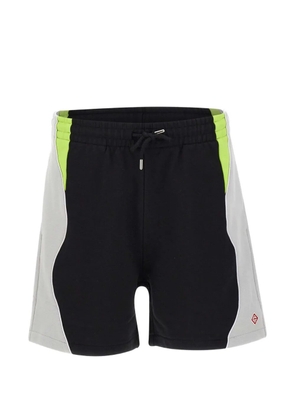 Casablanca colour-block logo shorts - Black