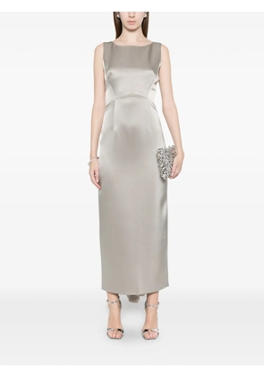 Fely Campo boat neck dress - Grey