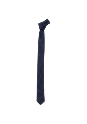 Emporio Armani dotted tie - Blue