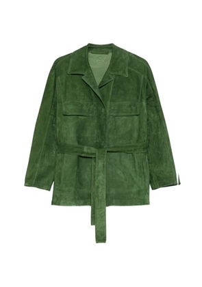 Salvatore Santoro belted flap-pocket jacket - Green