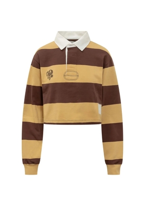 WOC striped liverpool polo - Brown